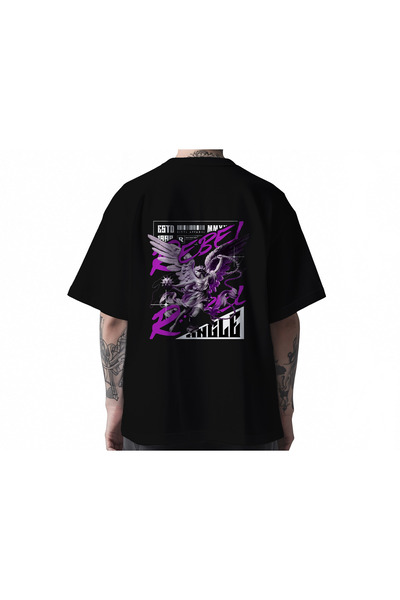 Koi Art Design Rebel Angle / Oversize Unisex T-Shirt / 95% Βαμβάκι Υψηλής Ποι...