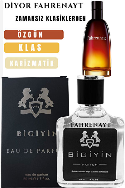 bigiyin Erkek Parfüm Diyor Fahrenayt İmza Klas Adam Kokusu İkonik Koku Kalıc Kaliteli Muadil Parfüm