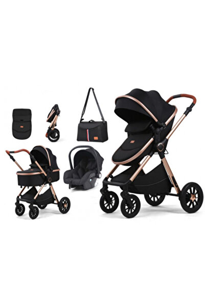 L-Sun 3-in-1 stroller with double suspension and reversible carrycot, T5