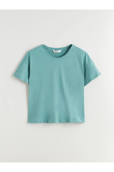 LC Waikiki Crew Neck Floral Women's Capri Pajama Set