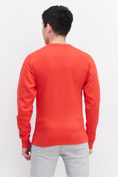 Champion Men Sportswear Fit Brand Logo Sweatshirt, Red