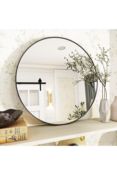 BUNCA Acrylic Round Wall Mounted Mirror - Modern Shatterproof Safe High Clarity Mirror, Decorative Mirrors 🪞