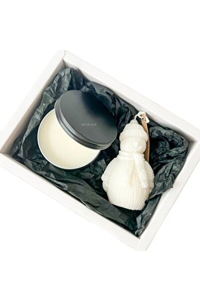 MYGRACE Cadou de Crăciun bărbați – set lumânări parfumate ceară soia, model o...