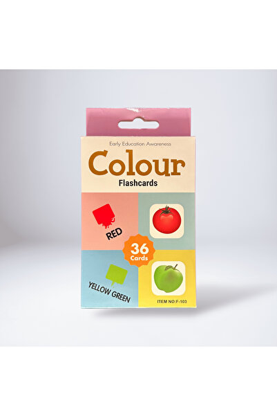 Universul Jucăriilor Set educativ 36 Flashcards cu culori – Învățare prin joacă