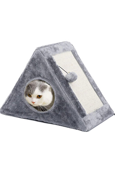 verk group Multifunctional cat play set with scratching post and bed included 2in1