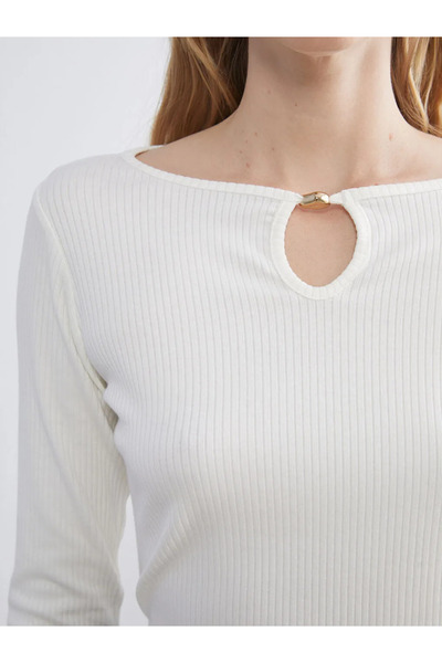 LC Waikiki Γυναικείο κορμάκι Crew Neck