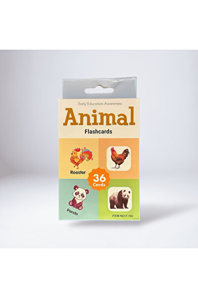 Universul Jucăriilor Set educativ 36 Flashcards cu animale – Invata prin joaca