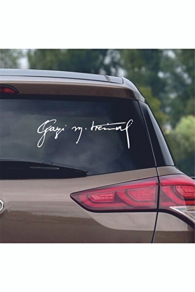 EYBA STİCKER ملصق توقيع أتاتورك للغازي إم كيمال