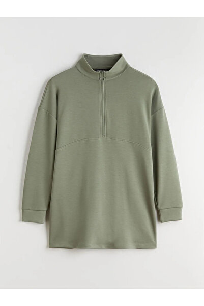 LC Waikiki Dik Yaka Kadın Sweatshirt Tunik