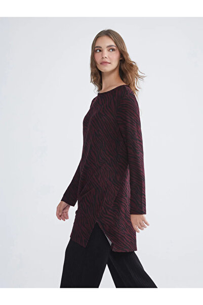 LC Waikiki Crew Neck Patterned Women's Tunic
