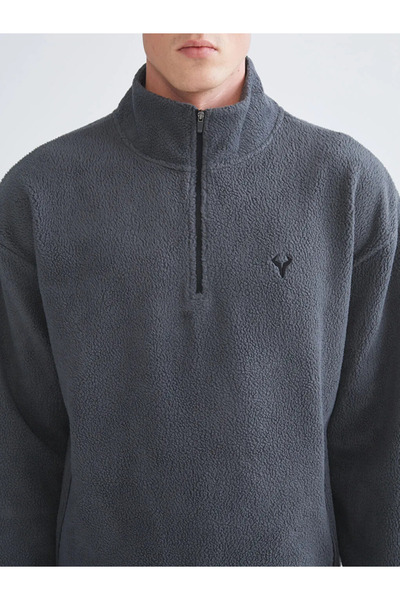 LC Waikiki Ανδρικό φούτερ με μακρυμάνικο φλις γιακά