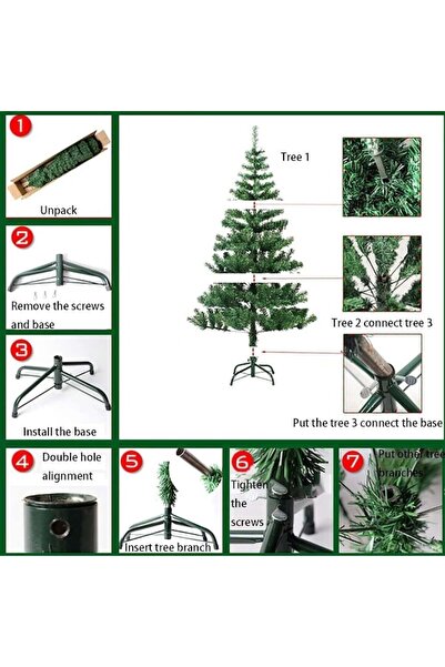 Amigo Premium 180cm Artificial Christmas Tree with Cones and Cranberries, Snow-Covered, Metal Stand