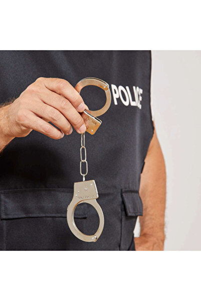 ZERO LAND Lvsqvr Metal Material Keyed Toy (232814) Police Handcuffs