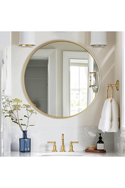 BUNCA Acrylic Round Wall Mounted Mirror - Modern Shatterproof Safe High Clarity Mirror, Decorative Mirrors 🪞