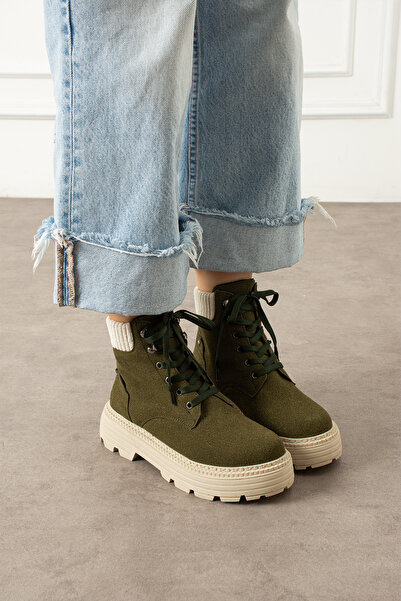 pasyone Зелені жіночі стильні чоботи