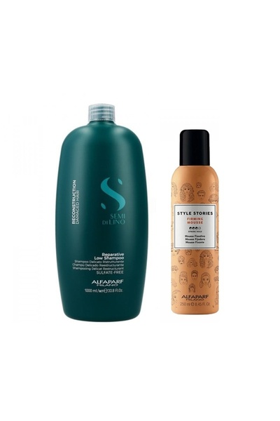 Alfaparf Milano Alfaparf Semi di Lino Reconstruction Set– Shampoo 1000 ml + S...