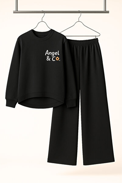 Angel&Co. Girls Clothing Vorteks Fabric Girls' Tracksuit Set