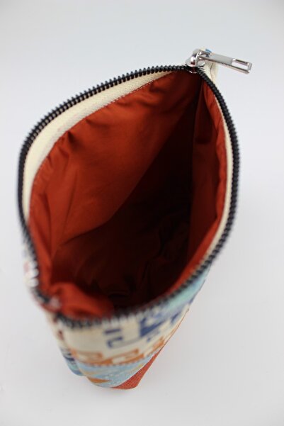 İLKYAZ Kilim Patterned Small Size Tile Hand Wallet