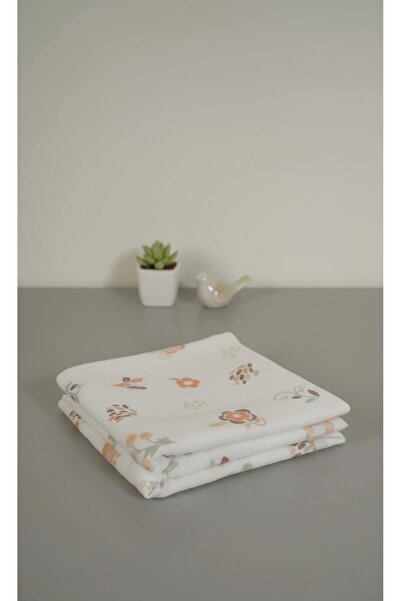 Çelebi بطانية أطفال من الموسلين 80×100 - 100% قطن، ناعمة وقابلة للتنفس