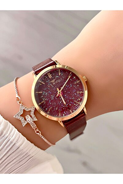 FERRO Women's Wristwatch - Original Product - Bracelet Gift - 3 Atm Waterproof