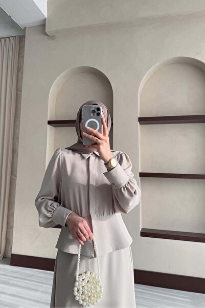 Rimel Moda Lucas Takım Beige