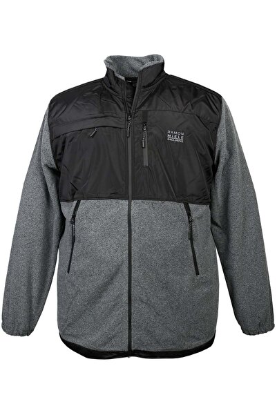 tambattal Plus Size Mock Neck Piece Fleece Sweat