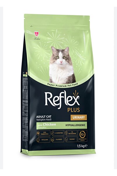REFLEXX طعام جاف رفلكس بلس طعام قطط البالغة بولية بنكهة الدجاج1.5كغ