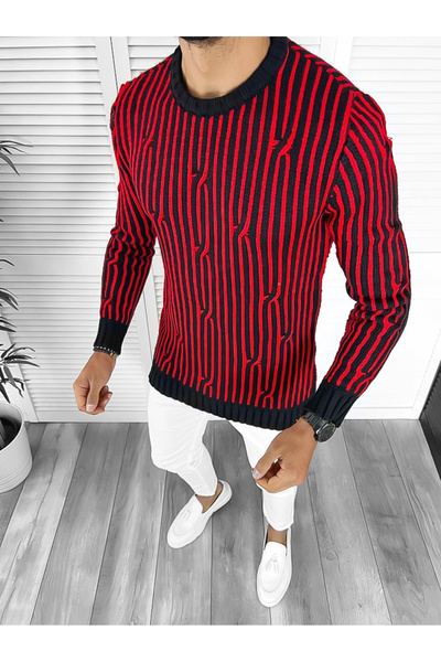 dehaine Men's striped sweater, T3575