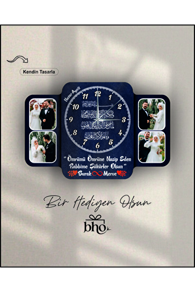 Kişiye Özel Duvar Saati
