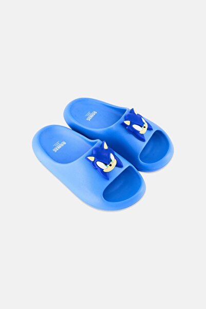 Sonic Kids Boy Slip On Slides, Blue