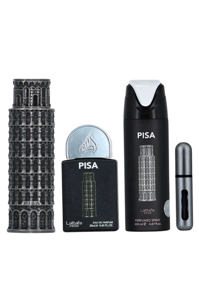 lattafa Pisa 4-piece Gift Set for Men