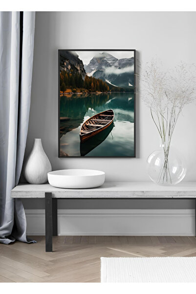 ARTCASTLE Set de pictură cu ramă din lemn, lacuit