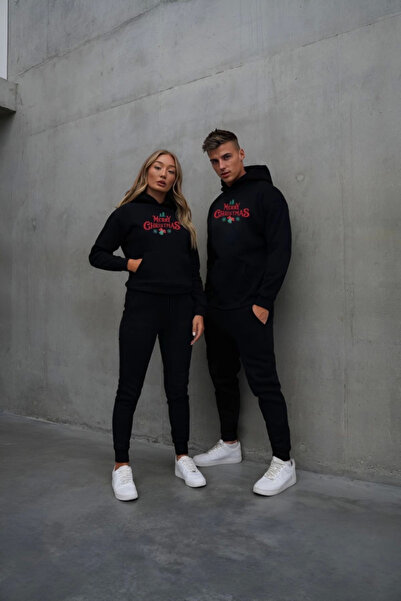 Bijuterria Merry Christmas Sweatshirt - Hoodie - Black