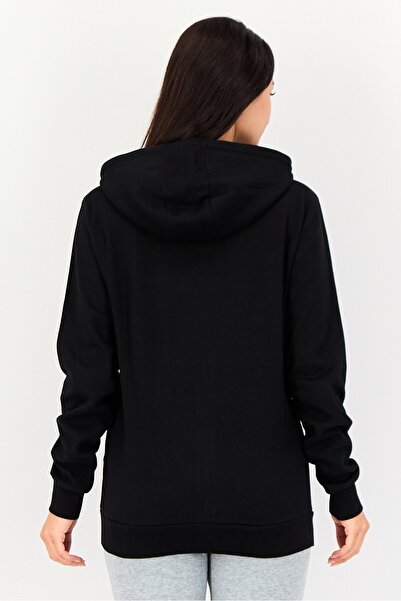 Ellesse Women Sportswear Fit Long Sleeve Outdoor Full Zip Hoodie, Black