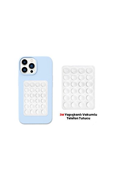 EMXTECH Silikon Vakumlu Telefon Tutucu, Cep Telefonu için Silikon Yapışkanlı,...