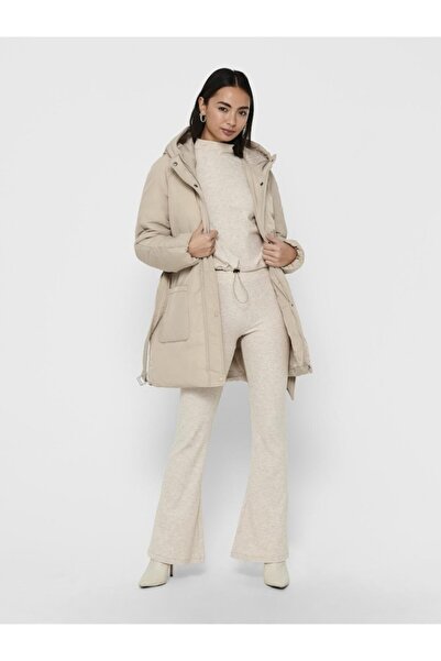 ONLY Women's Belted Puffer Jacket Humus