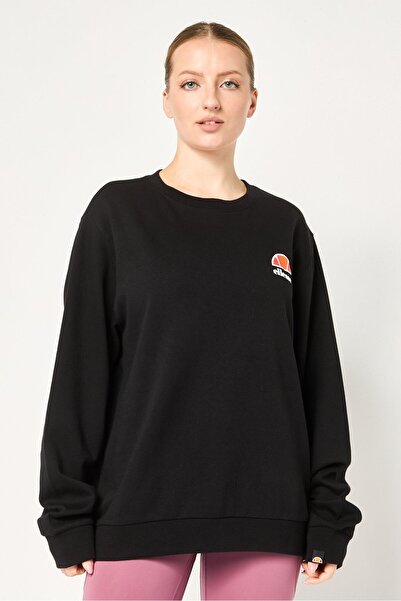 Ellesse Women Sportswear Fit Long Sleeve Outdoor Sweatshirt, Black