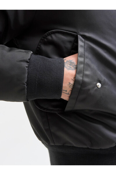 Jack & Jones Jcomotion Bomber Black Men's Jacket 12283301