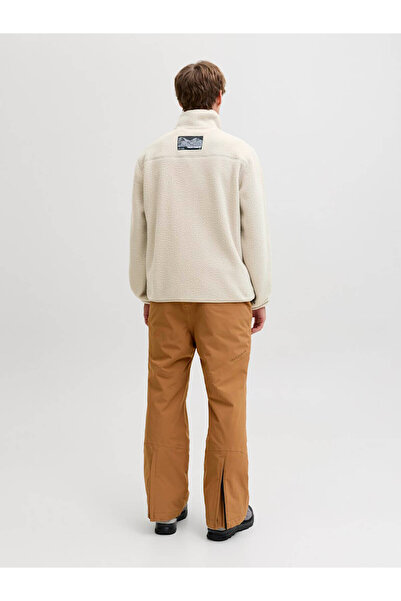 Jack & Jones Ανδρικό παλτό Jjalpes Teddy Beige 12284827