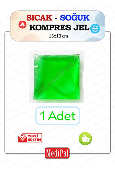 MediPal 1 Adet Termojel - Yeşil - Cold Pack - Buz Paketi - Sıcak Soğuk Kompre...