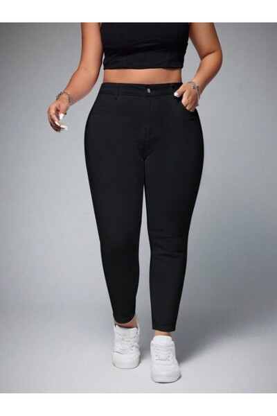 Noxter Women's Denim Pants Plus Size