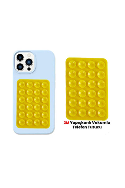 EMXTECH Silikon Vakumlu Telefon Tutucu, Cep Telefonu için Silikon Yapışkanlı,...