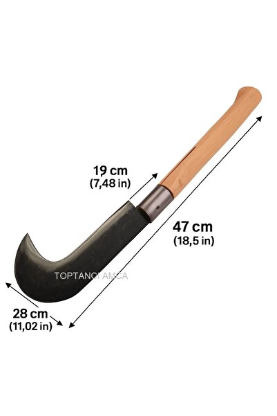 Toptancı Amca DAL KESME ORTA BALTASIZ UZUN AĞAÇ SAPLI SÜRMENE ORAK SÜRMENE