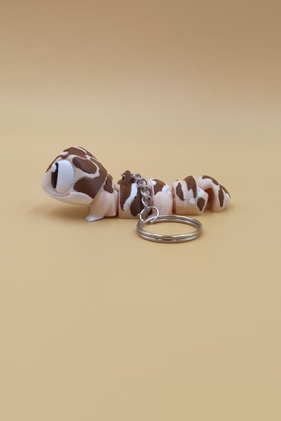 Rodopiva Gecko Movable Keychain Bag Ornament Charm