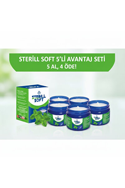 Sterillsoft Masaj Kremi Masaj Yağı Vicks vikis 5 Li Set