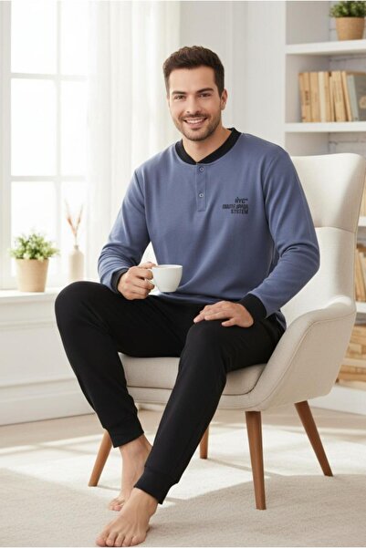 MORRO Comfortable Interlock Winter Soft Men's Home Wear |   Men's Pajama Set