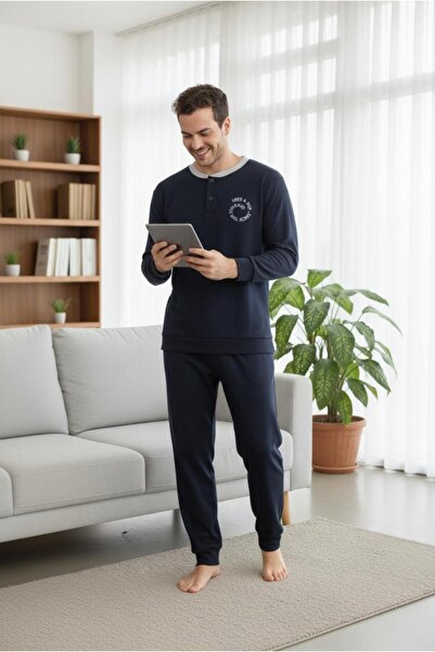 MORRO Comfortable Interlock Winter Soft Men's Home Wear |   Men's Pajama Set