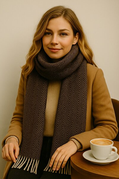 Netodak Winter Complement to Outfits Women's Tassel Shawl Soft Texture Fabric...