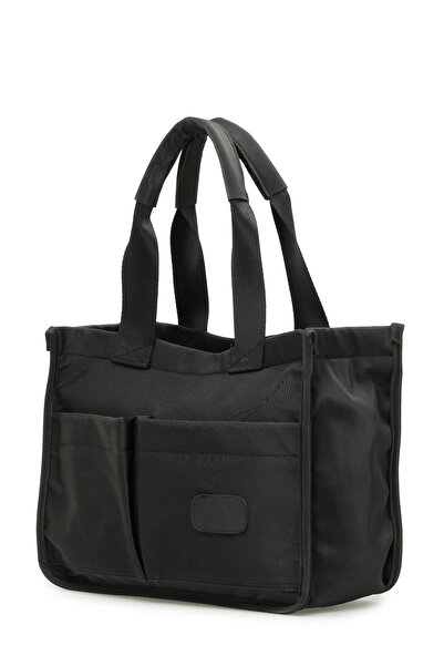 Butigo Μαύρη γυναικεία τσάντα ώμου STN PRM TOTE KL 5PR