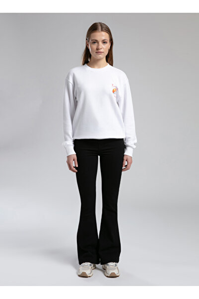 Lee Cooper High Waist Flared Flare Black Women's Denim Pants 261 Lcf 121002 Luna Towly Black